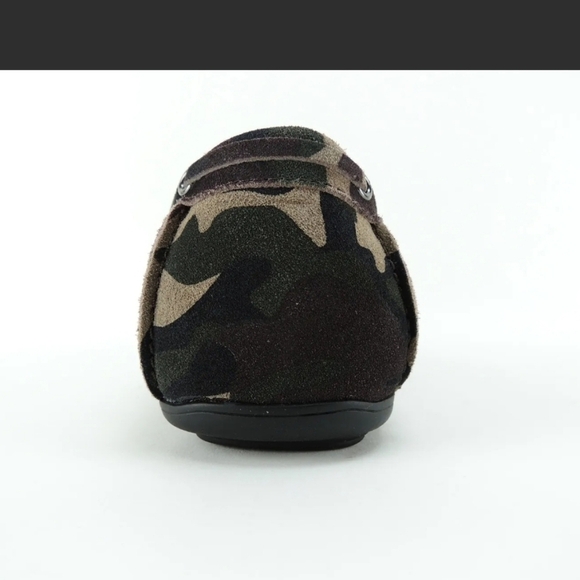 NWOT MEN'S ALFANI BROMLEY CAMO SUEDE DRIVER SZ 9M - Picture 3 of 5